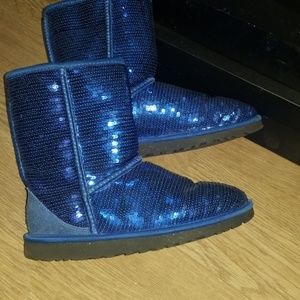 Ugg classic short sequin boot